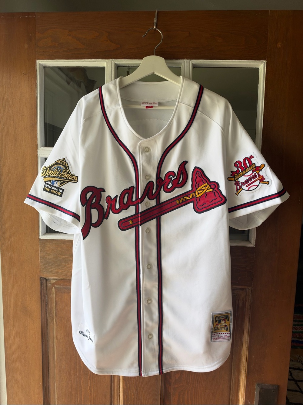 Atlanta Braves - Chipper Jones - Mitchell & Ness - 1995 World Series Jersey